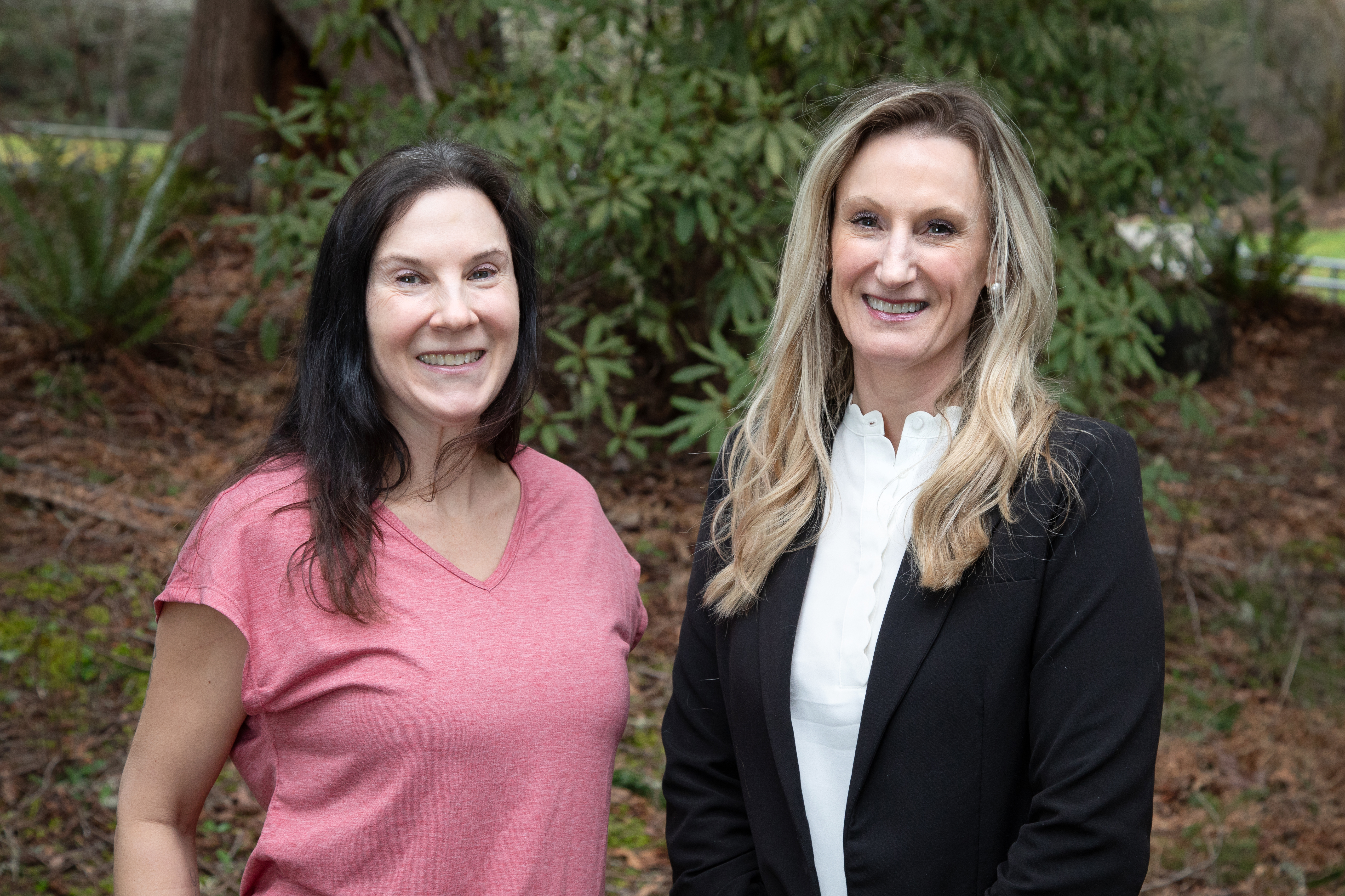 SPSCC's newly tenured faculty: Megan Connell (left) and Shannon Kelley (right)