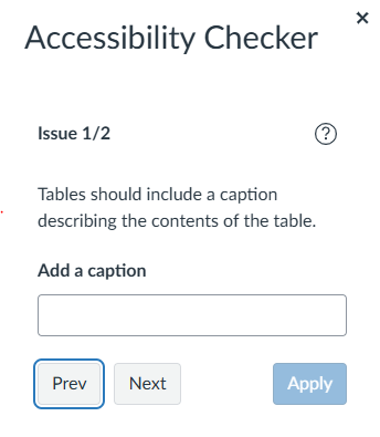 Canvas Accessibility Checker Wizard