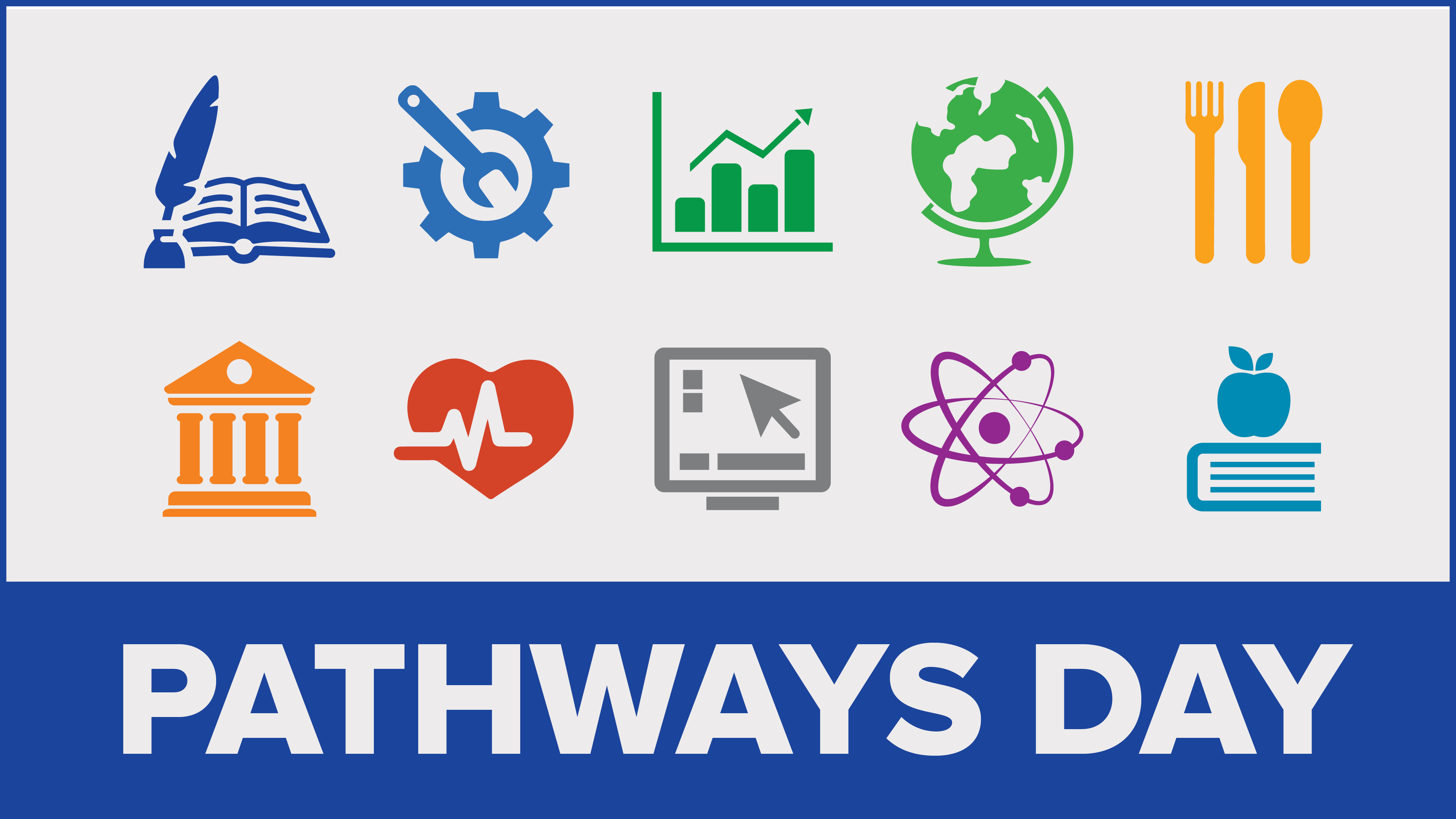 The 10 different pathway icons at SPSCC