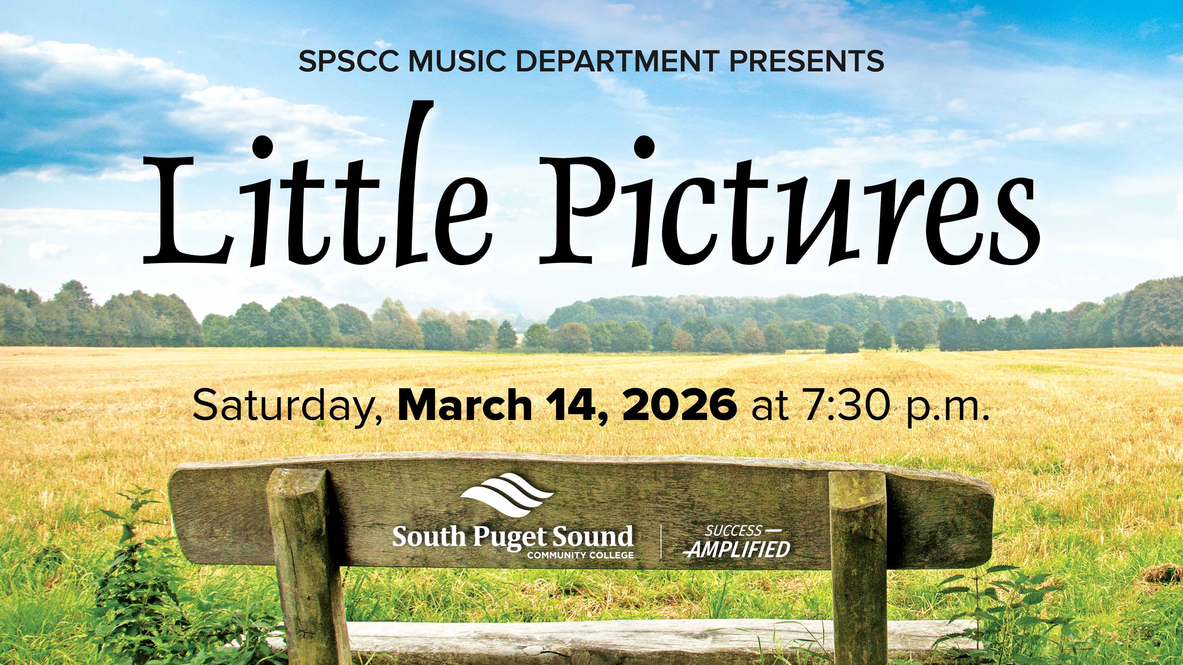 SPSCC Music Department presents Little Pictures on Saturday, March 14, 2026 at 7:30 p.m.