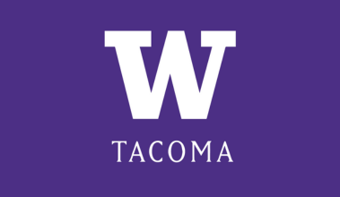 Purple logo for UW Tacoma