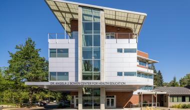 Photo of outside Bowen Center building