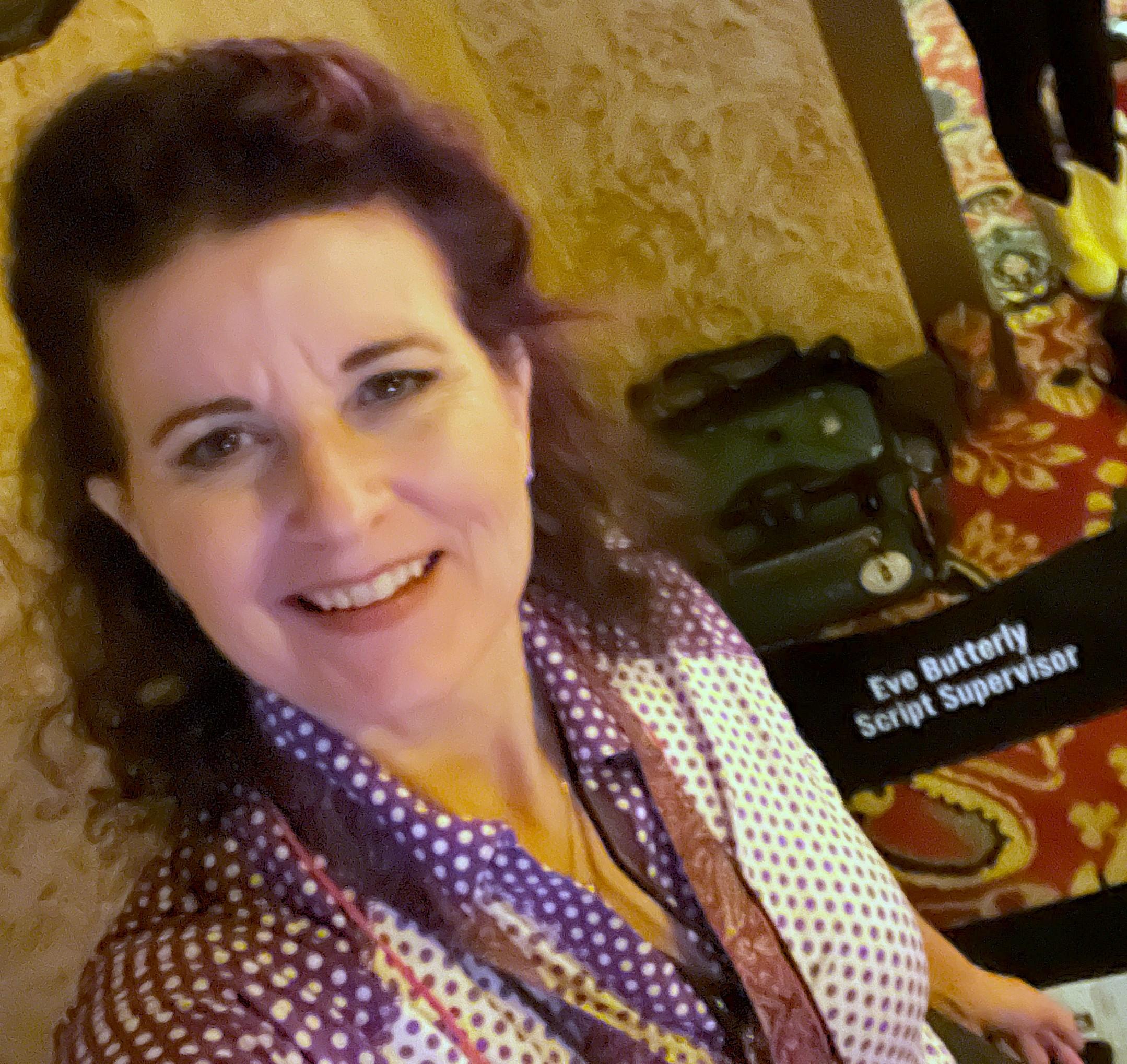 Eve Butterly. Caucasian woman.