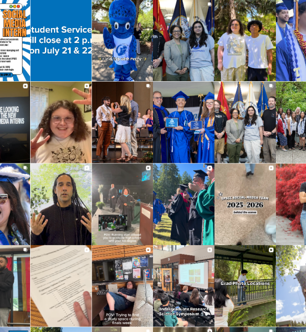 Collage screenshot of SPSCC's instagram page