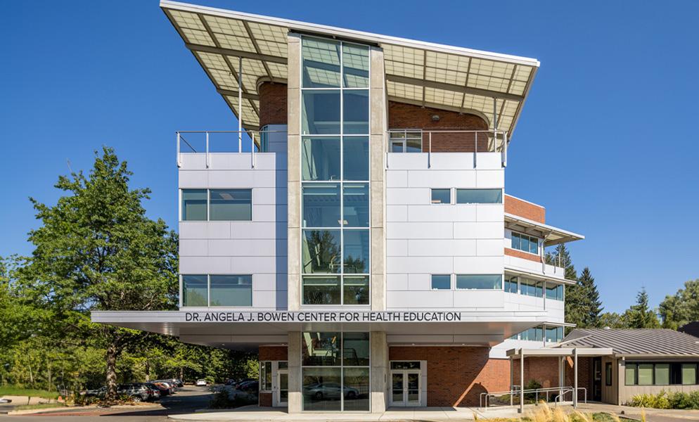 Photo of outside Bowen Center building